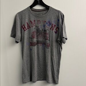 Gray Graphic “Hamptons” T-Shirt